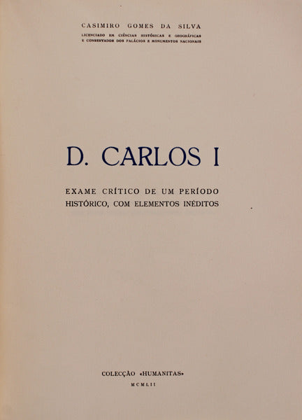 D. CARLOS I.