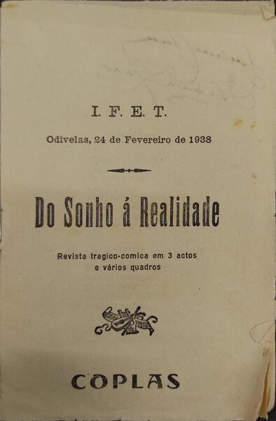 DO SONHO Ã€ REALIDADE.