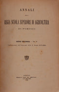 ANNALI DELLA REGIA SCUOLA SUPERIORES DI AGRICOLTURA IN PORTICI. VOL. VI.