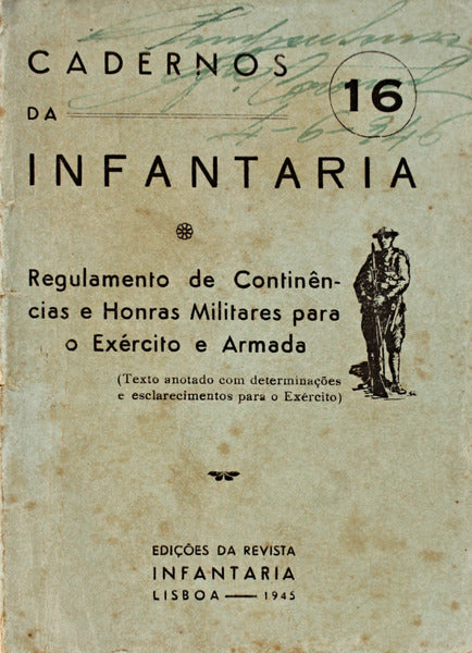 REGULAMENTO DE CONTINÃŠNCIAS E HONRAS MILITARES PARA O EXÃ‰RCITO E PARA A ARMADA.