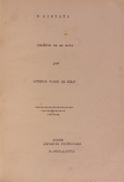 O MINUETE.