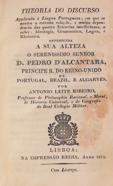 THEORIA DO DISCURSO APPLICADA Ã LINGUA PORTUGUESA;