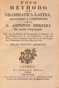NOVO METHODO DA GRAMMATICA LATINA REDUZIDO A COMPENDIO.