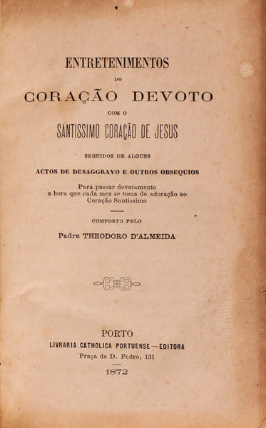 ENTRETENIMENTOS DO CORAÃ‡ÃƒO DEVOTO COM O SANTISSIMO CORAÃ‡ÃƒO DE JESUS.