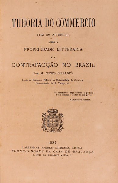 THEORIA DO COMMERCIO.