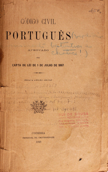 CÃ“DIGO CIVIL PORTUGUÃŠS.