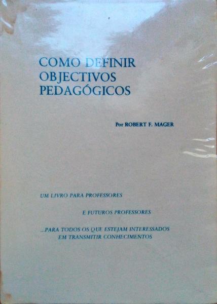 COMO DEFINIR OBJECTIVOS PEDAGÃ“GICOS.