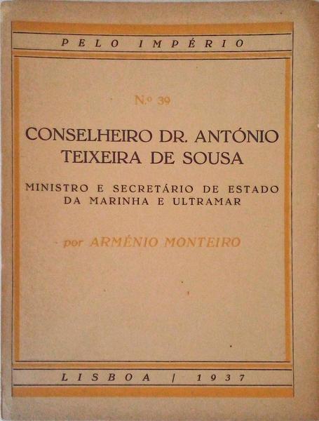 CONSELHEIRO DR. ANTÃ“NIO TEIXEIRA DE SOUSA.