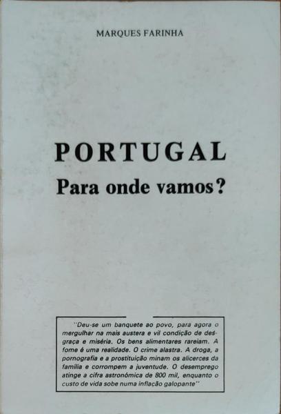 PORTUGAL: PARA ONDE VAMOS?