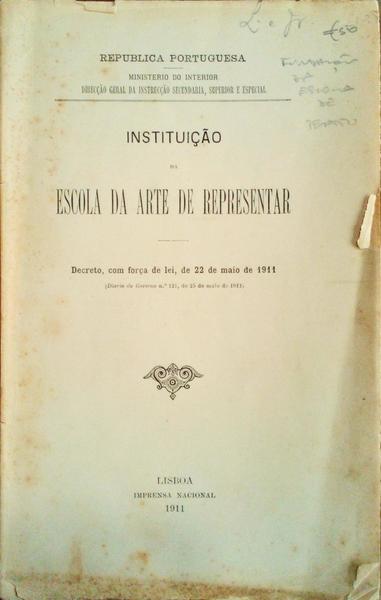 INSTITUIÃ‡ÃƒO DA ESCOLA DA ARTE DE REPRESENTAR.