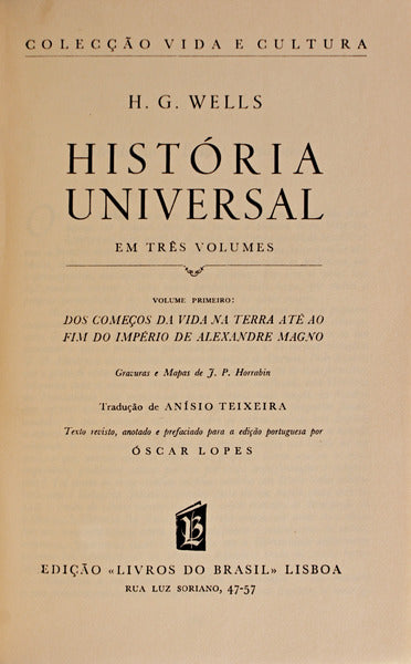 HISTÃ“RIA UNIVERSAL. [3 VOLS.]