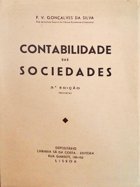 CONTABILIDADE DAS SOCIEDADES. [3.Âª EDIÃ‡ÃƒO]