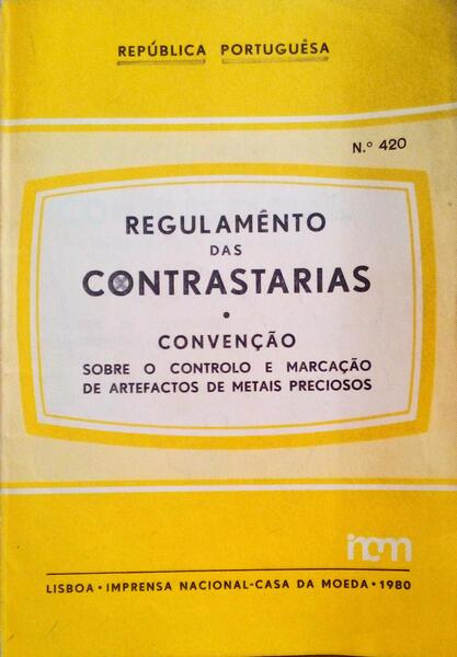 REGULAMENTO DAS CONTRASTARIAS