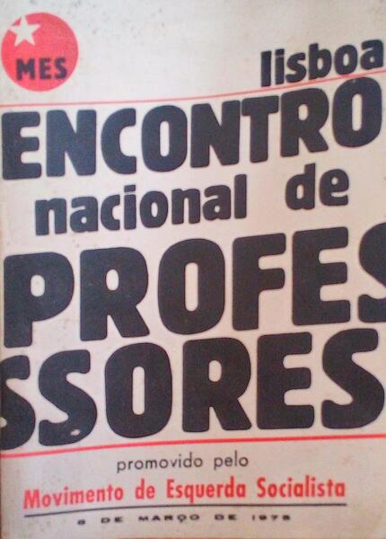 ENCONTRO NACIONAL DE PROFESSORES [1975]