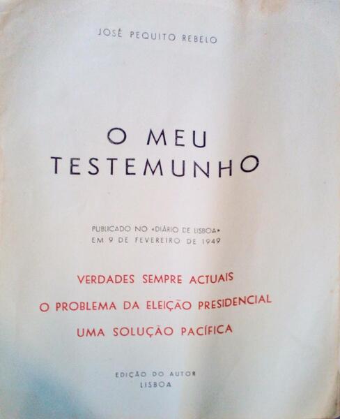 O MEU TESTEMUNHO.