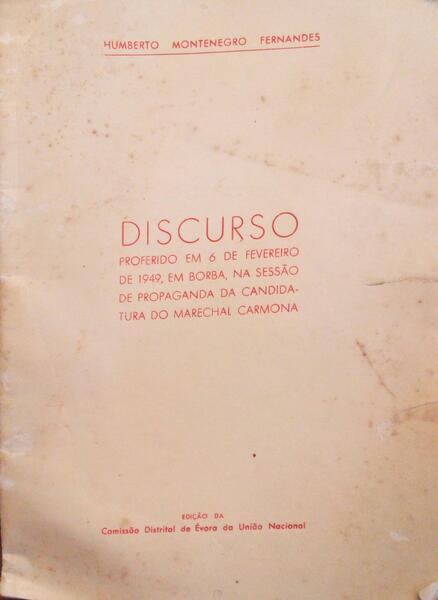 DISCURSO PROFERIDO EM 6 DE FEVEREIRO DE 1949.