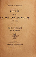 HISTOIRE DE LA FRANCE CONTEMPORAINE.