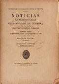 NOTICIAS CHRONOLOGICAS DA UNIVERSIDADE DE COIMBRA