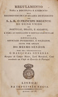 REGULAMENTO PARA A DISCIPLINA E EXERCICIO DOS REGIMENTOS DE CAVALLARIA