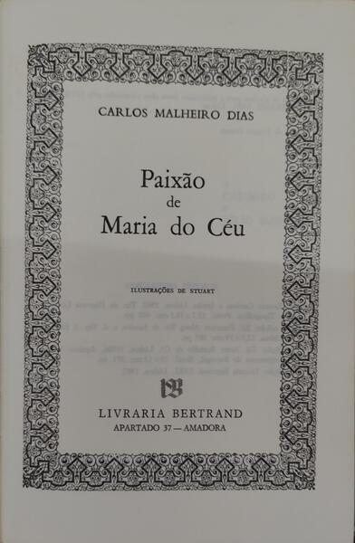 PAIXÃƒO DE MARIA DO CÃ‰U. [4.Âª EDIÃ‡ÃƒO]