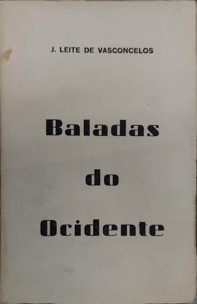 BALLADAS DO OCCIDENTE.