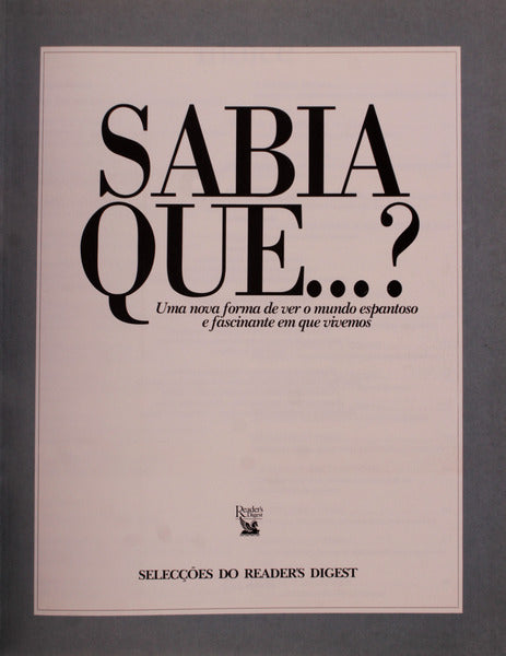 SABIA QUE...?