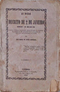 AINDA O DECRETO DE 2 DE JANEIRO DE 1862.