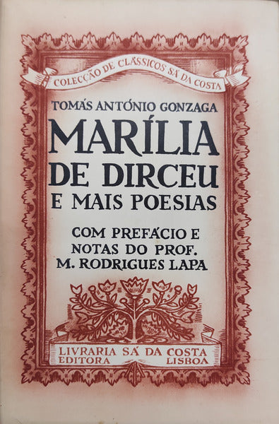 MARÃLIA DE DIRCEU E MAIS POESIAS.