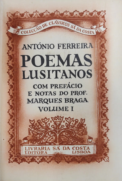 POEMAS LUSITANOS. [4.Âª EDIÃ‡ÃƒO]