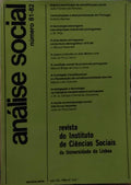 ANÃLISE SOCIAL, REVISTA DO INSTITUTO DE CIÃŠNCIAS SOCIAIS DA UNIVERSIDADE DE LISBOA, N.Âº 081-082, 1984.
