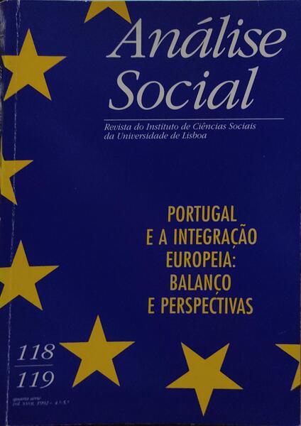 ANÃLISE SOCIAL, REVISTA DO INSTITUTO DE CIÃŠNCIAS SOCIAIS DA UNIVERSIDADE DE LISBOA, N.Âº 118-119, 1992.