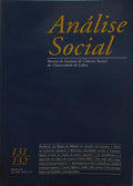ANÃLISE SOCIAL, REVISTA DO INSTITUTO DE CIÃŠNCIAS SOCIAIS DA UNIVERSIDADE DE LISBOA, N.Âº 131-132, 1995.