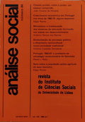 ANÃLISE SOCIAL, REVISTA DO INSTITUTO DE CIÃŠNCIAS SOCIAIS DA UNIVERSIDADE DE LISBOA, N.Âº 084, 1984.