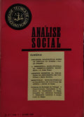 ANÃLISE SOCIAL, REVISTA DO GABINETE DE INVESTIGAÃ‡Ã•ES SOCIAIS, N.Âº 003, 1963.