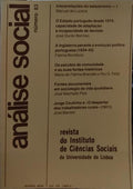 ANÃLISE SOCIAL, REVISTA DO INSTITUTO DE CIÃŠNCIAS SOCIAIS DA UNIVERSIDADE DE LISBOA, N.Âº 083, 1984.
