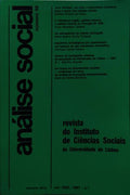 ANÃLISE SOCIAL, REVISTA DO INSTITUTO DE CIÃŠNCIAS SOCIAIS DA UNIVERSIDADE DE LISBOA, N.Âº 098, 1987.