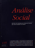 ANÃLISE SOCIAL, REVISTA DO INSTITUTO DE CIÃŠNCIAS SOCIAIS DA UNIVERSIDADE DE LISBOA, N.Âº 115, 1992.