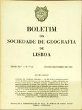 BOLETIM DA SOCIEDADE DE GEOGRAFIA DE LISBOA, N.Âº 7-12, JULHO-DEZEMBRO 1984.