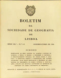 BOLETIM DA SOCIEDADE DE GEOGRAFIA DE LISBOA, N.Âº 1-6, JANEIRO-JUNHO 1986.