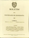 BOLETIM DA SOCIEDADE DE GEOGRAFIA DE LISBOA, N.Âº 1-6, JANEIRO-JUNHO 1990.