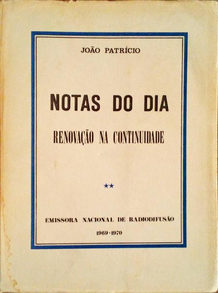 NOTAS DO DIA, RENOVAÃ‡ÃƒO NA CONTINUIDADE.