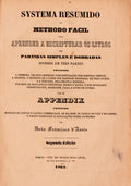 SYSTEMA RESUMIDO OU METHODO FACIL PARA APRENDER A ESCRIPTURAR OS LIVROS.