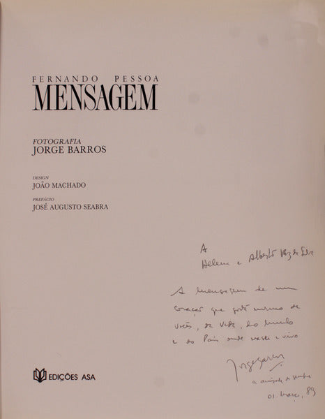 FERNANDO PESSOA, MENSAGEM.