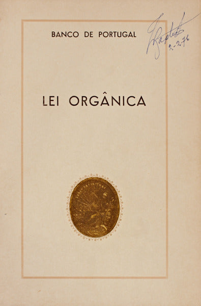 LEI ORGÃ‚NICA DO BANCO DE PORTUGAL, 1975.