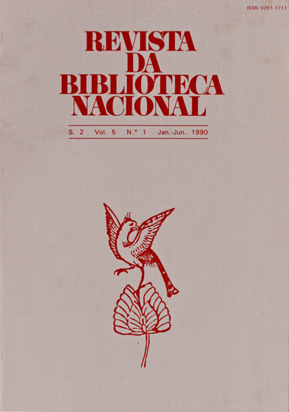 REVISTA DA BIBLIOTECA NACIONAL, NÂº 1, HOMENAGEM A JOÃƒO PALMA-FERREIRA, 1990.
