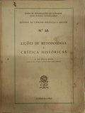 LIÃ‡Ã•ES DE METODOLOGIA E CRÃTICA HISTÃ“RICAS.