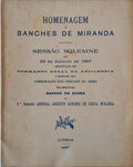 HOMENAGEM A SANCHES DE MIRANDA.