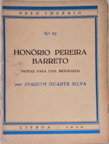 HONÃ“RIO PEREIRA BARRETO.