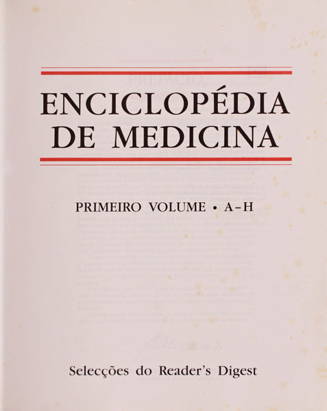 ENCICLOPÃ‰DIA DE MEDICINA. [2 VOLS. - ED. 1993]
