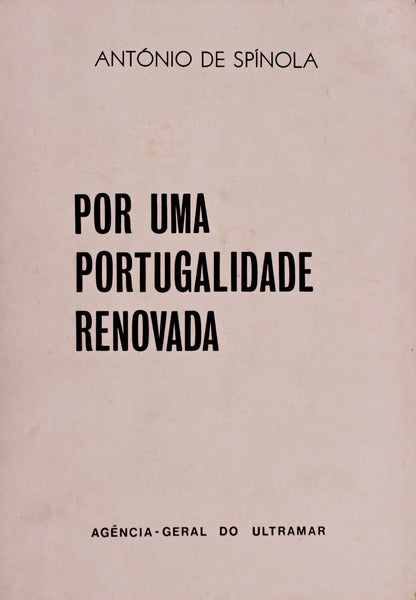 POR UMA PORTUGALIDADE RENOVADA.